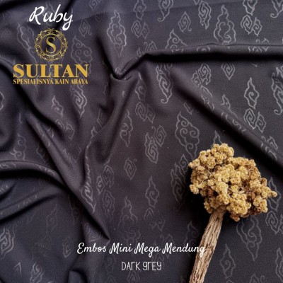 Embos Ruby Crêpe Dark Grey